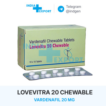 Левітра LOVEVITRA CHEWABLE 20 мг