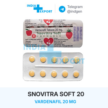 Левітра SNOVITRA SOFT 20 мг