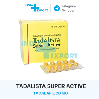 Сіаліс TADALISTA SUPER ACTIVE 20 мг